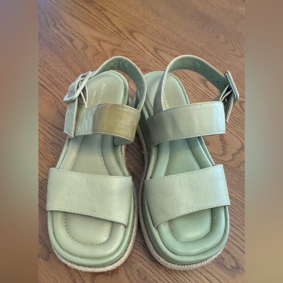 Paloma Barcelona Leather Platform Sandals size 37 - Picture 4 of 8